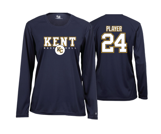 Kent County LL - DTF | Women's Long Sleeve Performance Tee