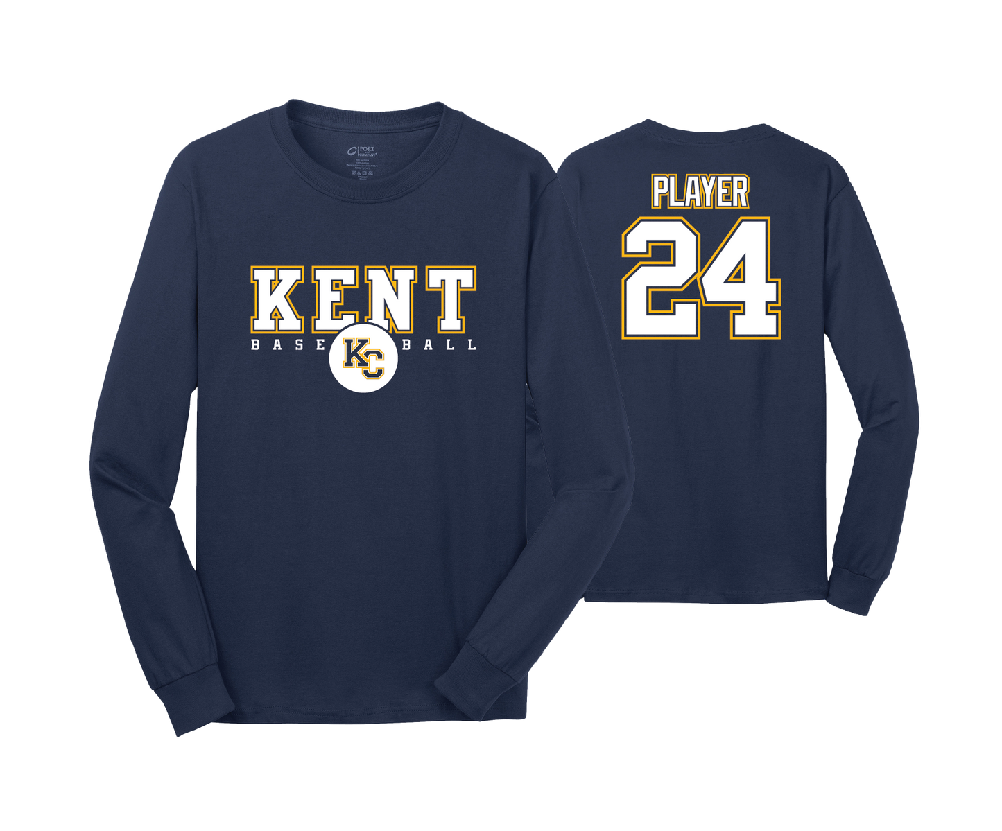 Kent County LL - DTF | Unisex Long Sleeve Cotton Tee