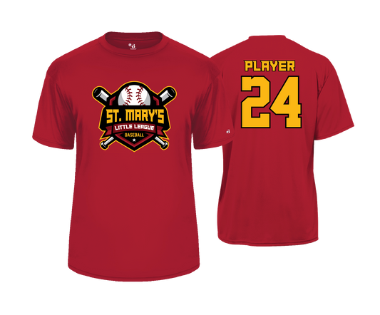 St. Mary's Baseball - Men's SS Performance Tee