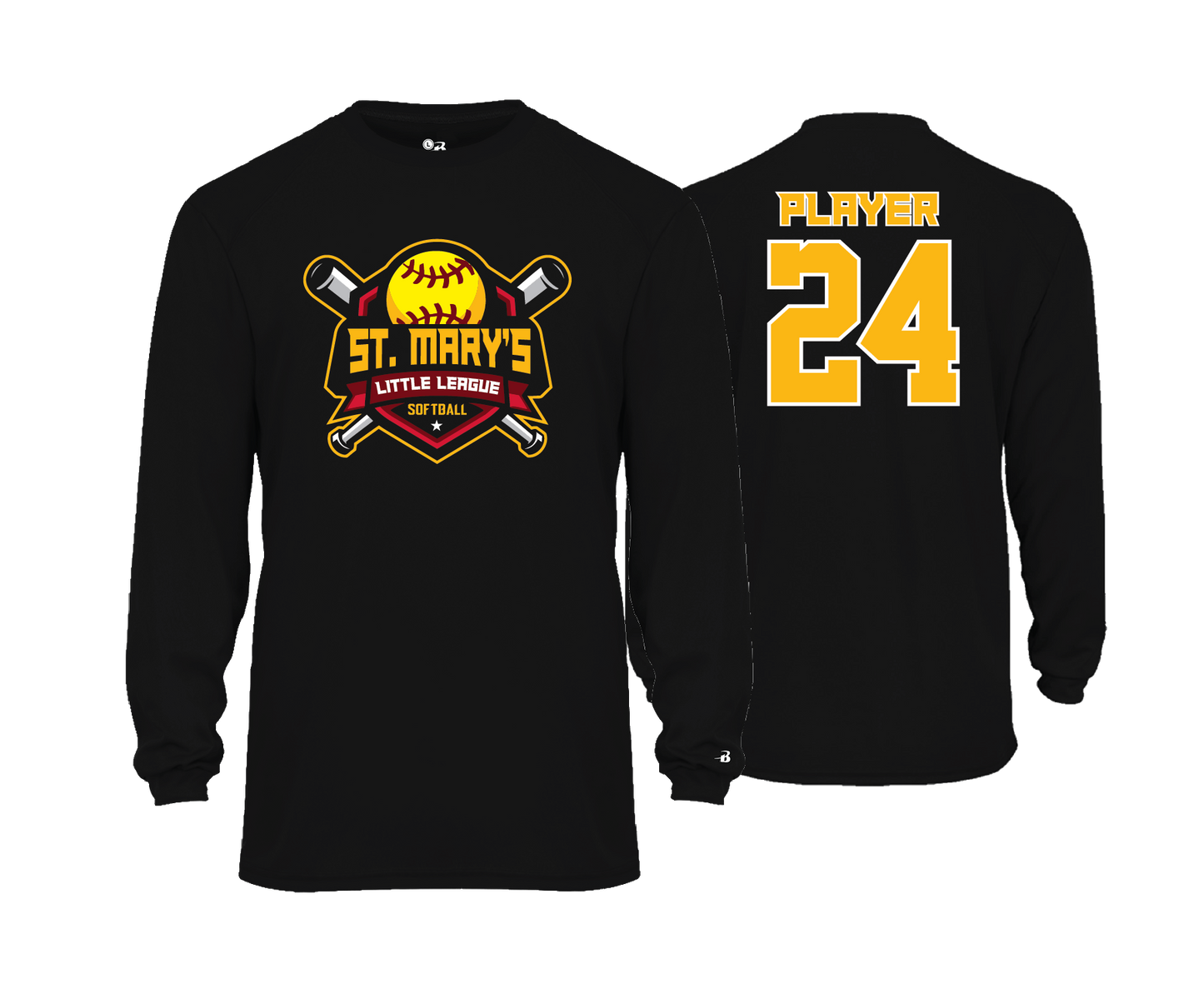 St. Mary's Softball - Men's LS Performance Tee
