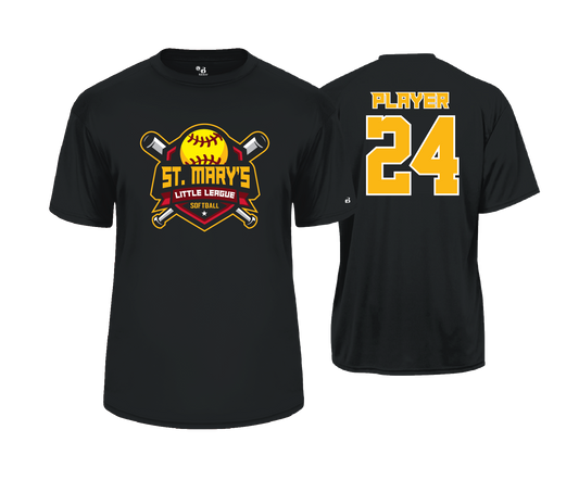 St. Mary's Softball - Men's SS Performance Tee