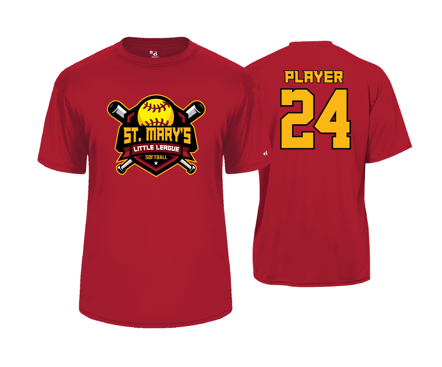 St. Mary's Softball - Men's SS Performance Tee