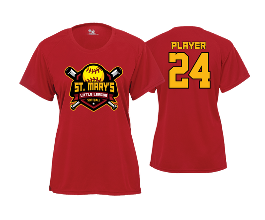 St. Mary's Softball - Women's SS Performance Tee