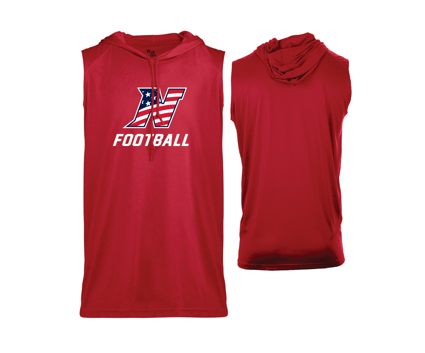 Northern Football - DTF | Men's Sleeveless Hooded Performance Tee