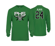 Parkside High School - BASKETBALL - Kelly Green - DTF | Unisex Long Sleeve Performance Tee