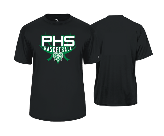 Parkside High School - BASKETBALL - Black - DTF | Unisex Short Sleeve Performance Tee