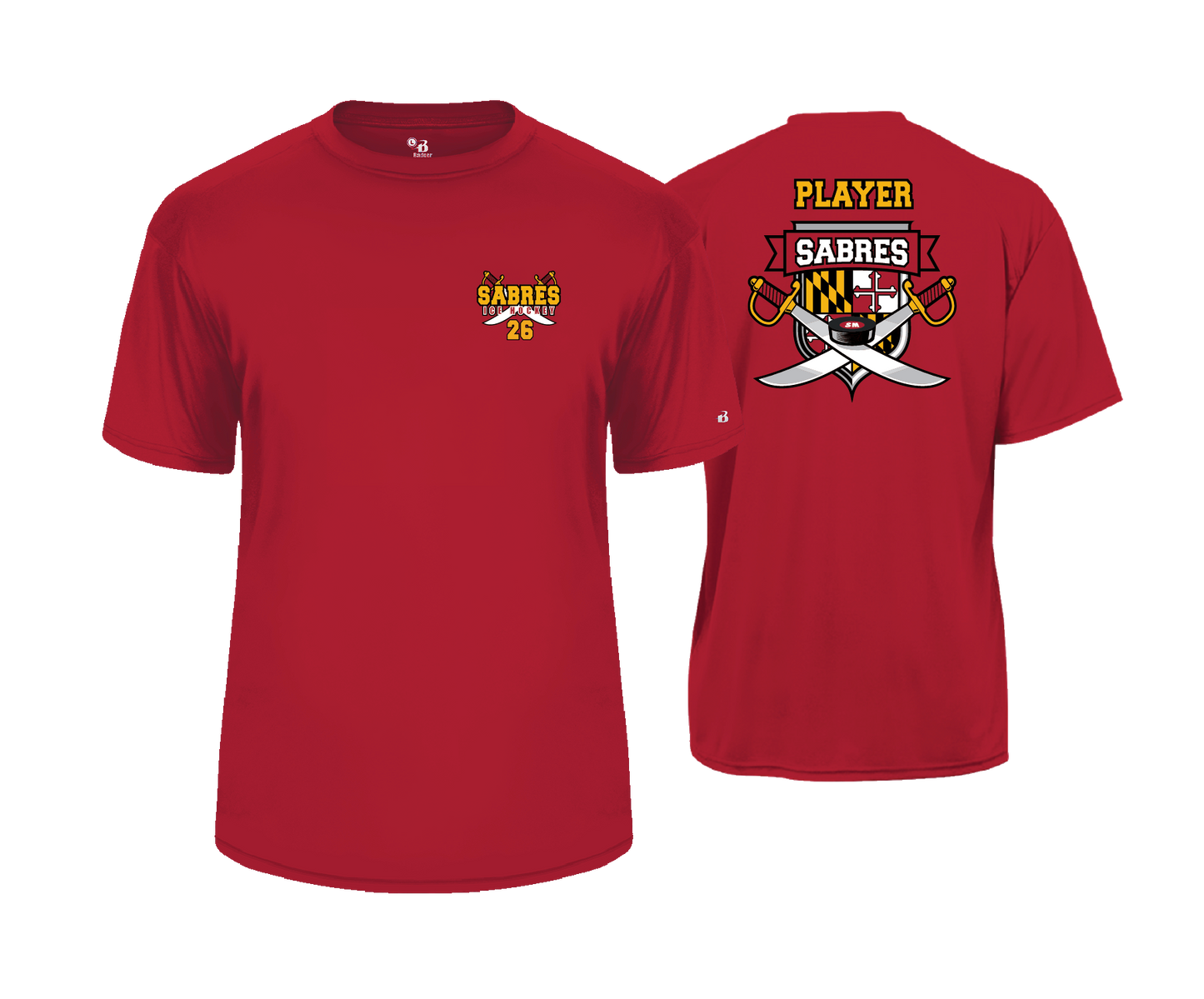 Sabres Ice Hockey - DTF | Unisex Short Sleeve Performance Tee