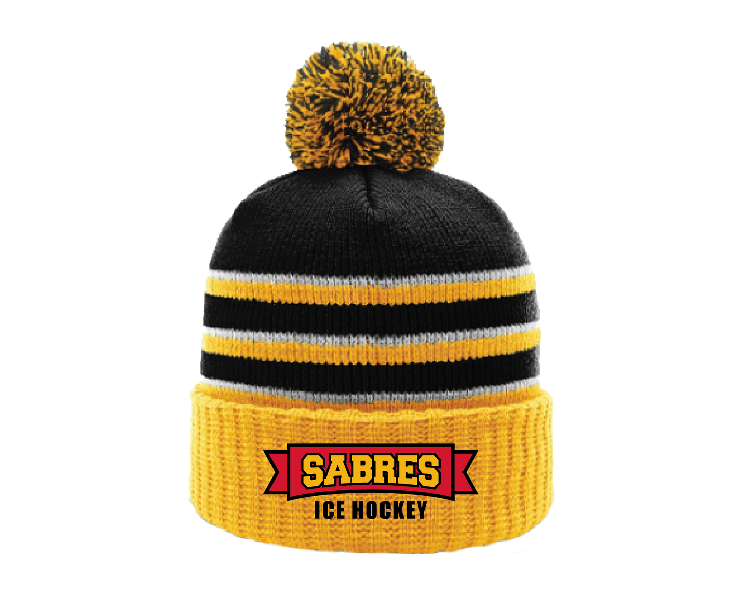 Sabres Ice Hockey - Pom Beanie