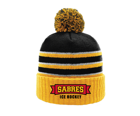 Sabres Ice Hockey - Pom Beanie