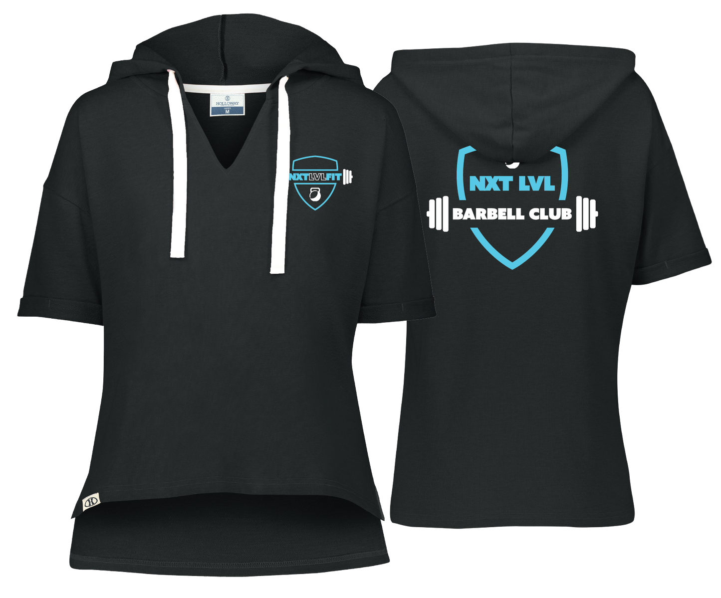 NXT LVL FIT - Barbell Club Women's SS Hoodie