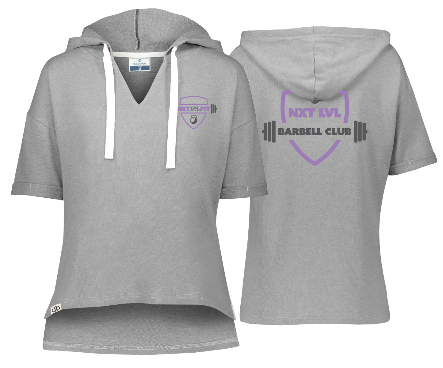 NXT LVL FIT - Barbell Club Women's SS Hoodie