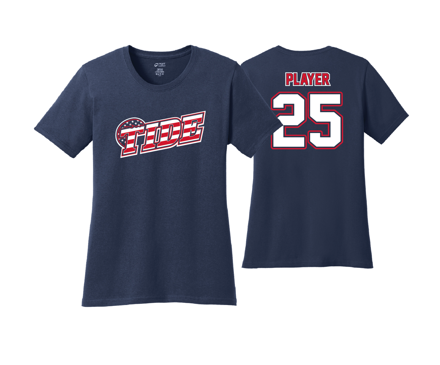 Tide - DTF | Women's Short Sleeve Cotton Tee