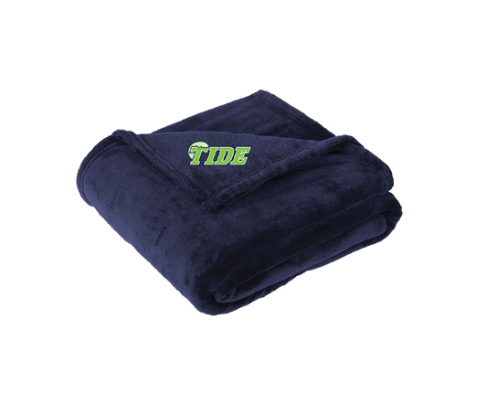 Tide - EMBROIDERED | Oversized Plush Blanket