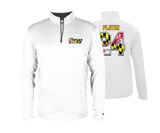 Tide - MARYLAND - DTF | Men's Long Sleeve Performance 1/4 Zip