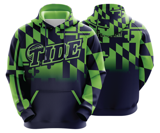 Tide - MARYLAND NAVY/LIME - FDS | Hoodie