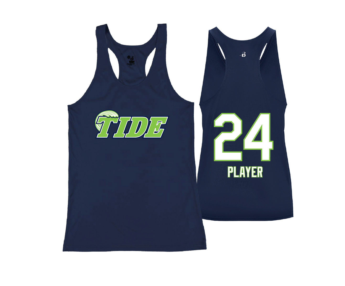 Tide - DTF | Women's Performance Racerback