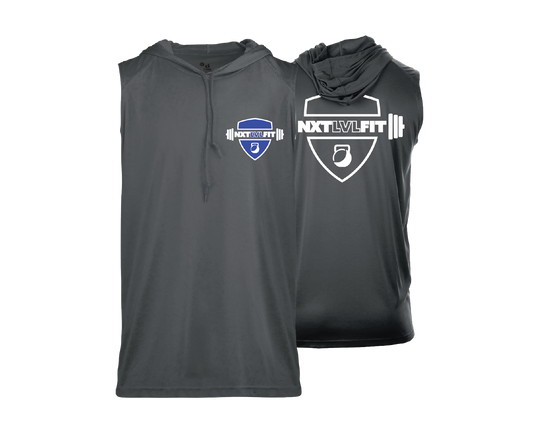NXT LVL FIT - DTF | Men's Sleeveless Hooded Performance Tee