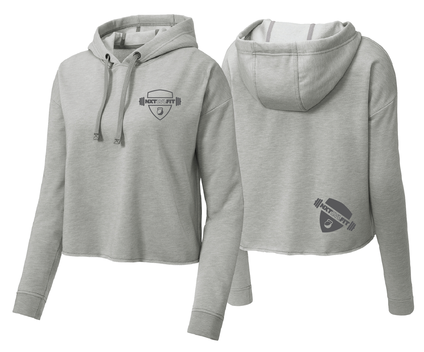 NXT LVL FIT - Women's Crop Top Hoodie
