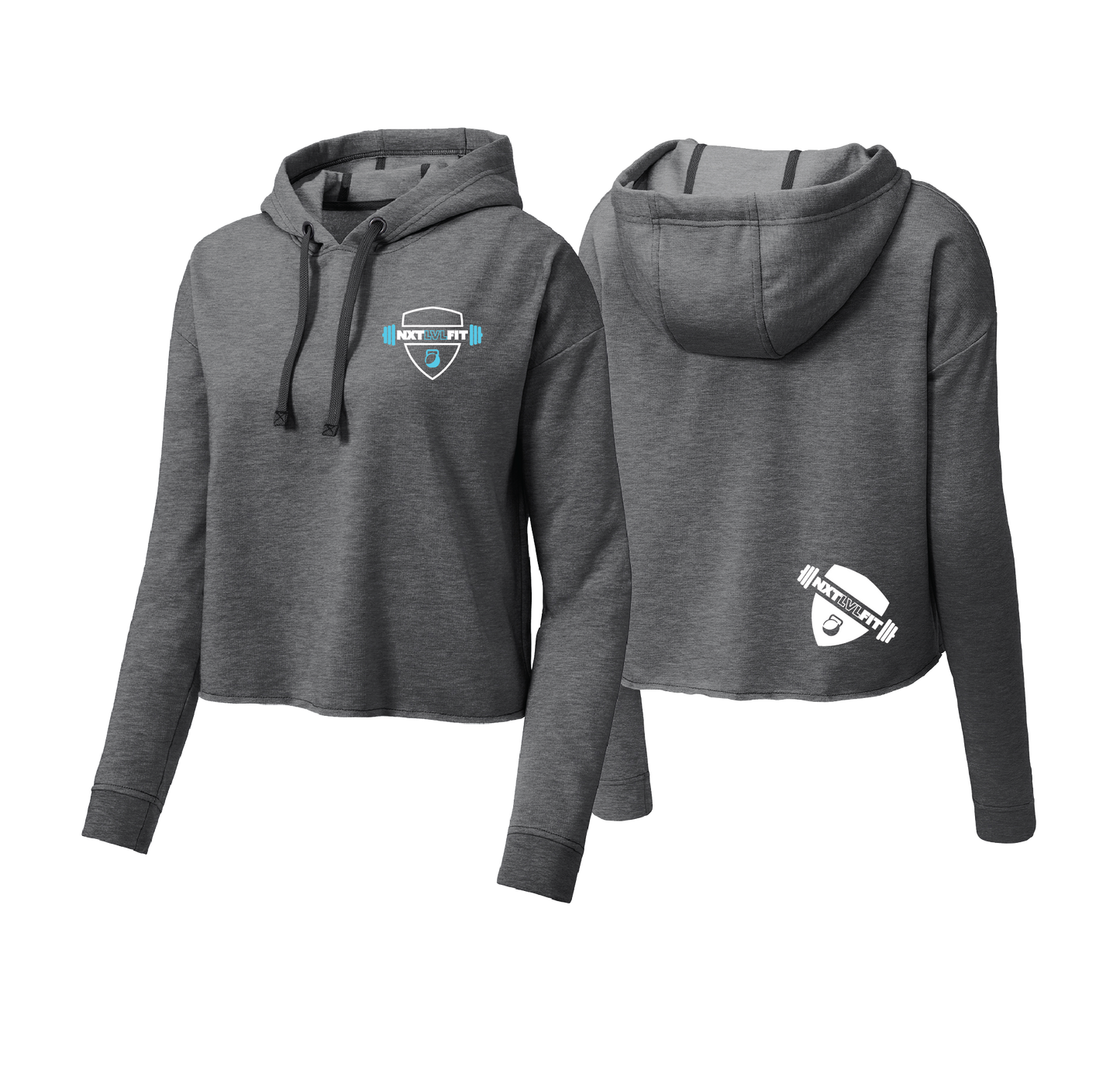 NXT LVL FIT - Women's Crop Top Hoodie