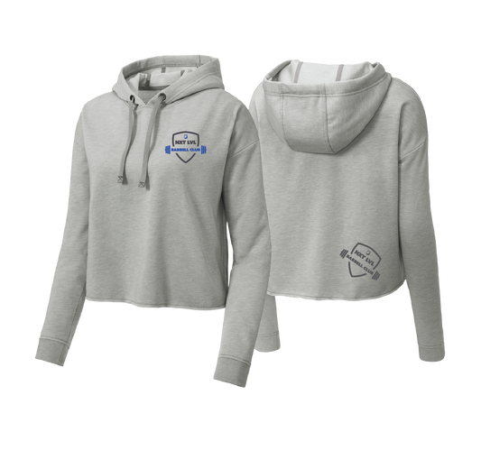 NXT LVL FIT - Barbell Club Women's Crop Top Hoodie