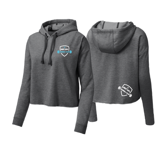 NXT LVL FIT - Barbell Club Women's Crop Top Hoodie