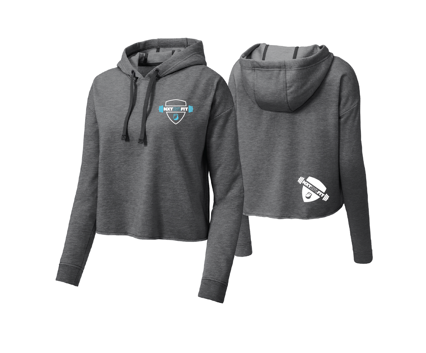 NXT LVL FIT - Women's LS Hooded Crop Top