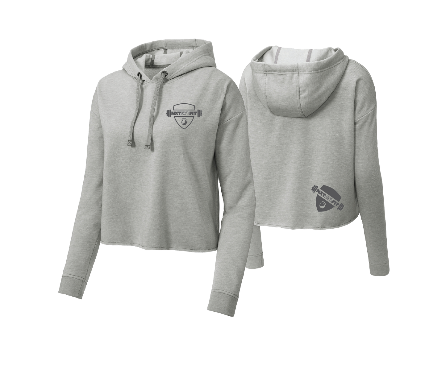 NXT LVL FIT - Women's LS Hooded Crop Top