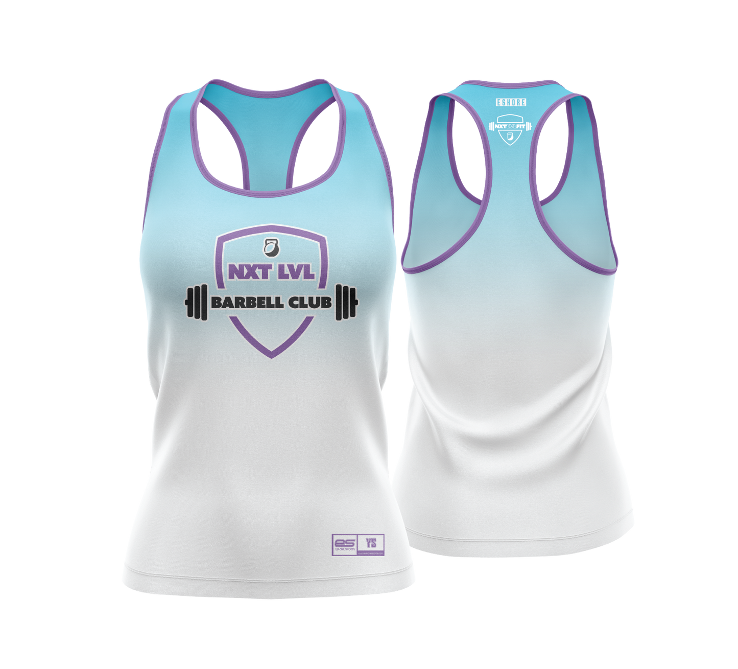 NXT LVL FIT - Barbell Club - FDS | Womens Racerback