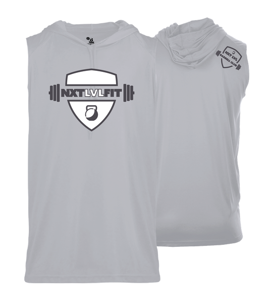 NXT LVL FIT - Barbell Club - DTF | Men's Sleeveless Hooded Performance Tee