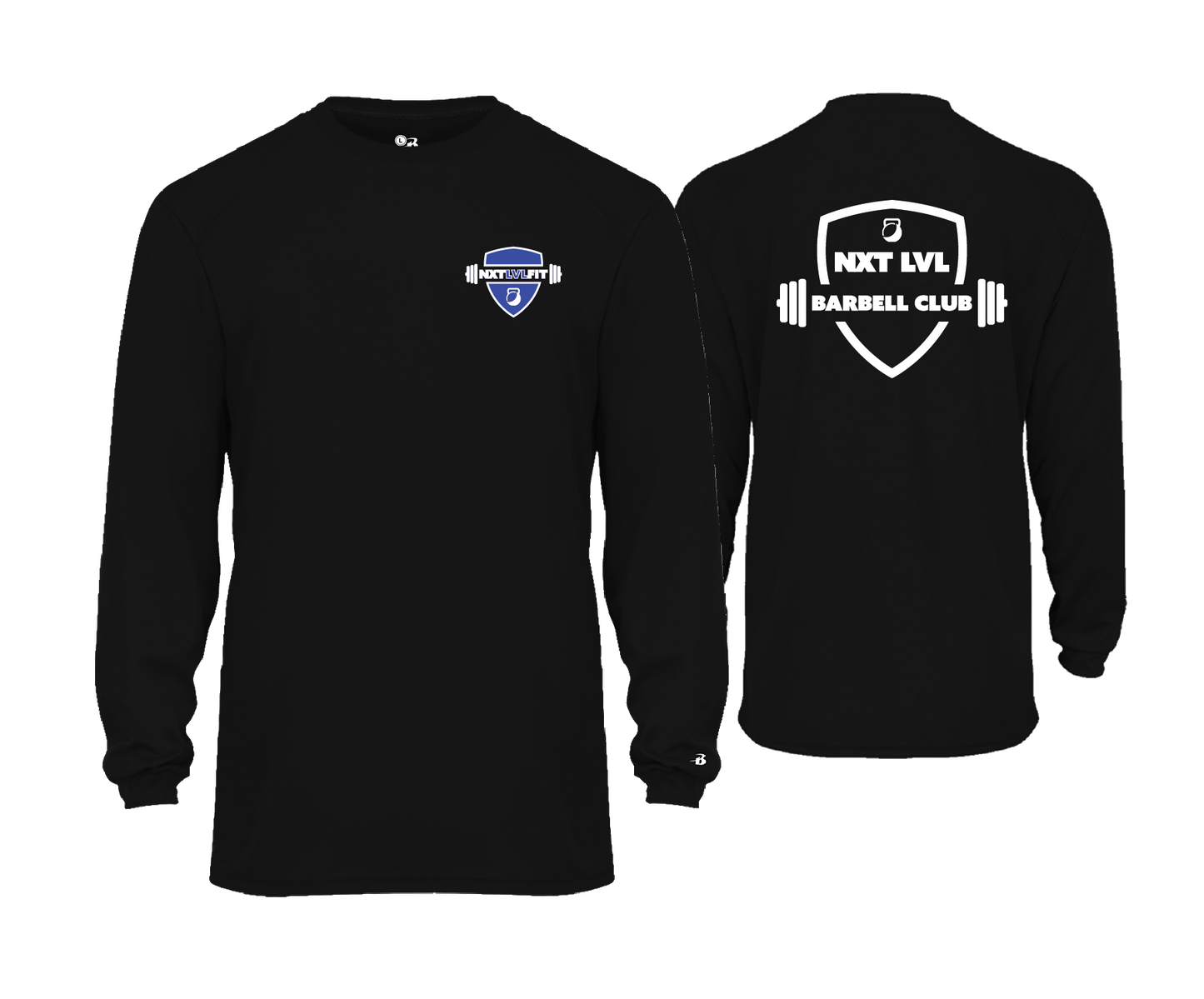 NXT LVL FIT - BARBELL CLUB - DTF | Unisex Long Sleeve Performance Tee