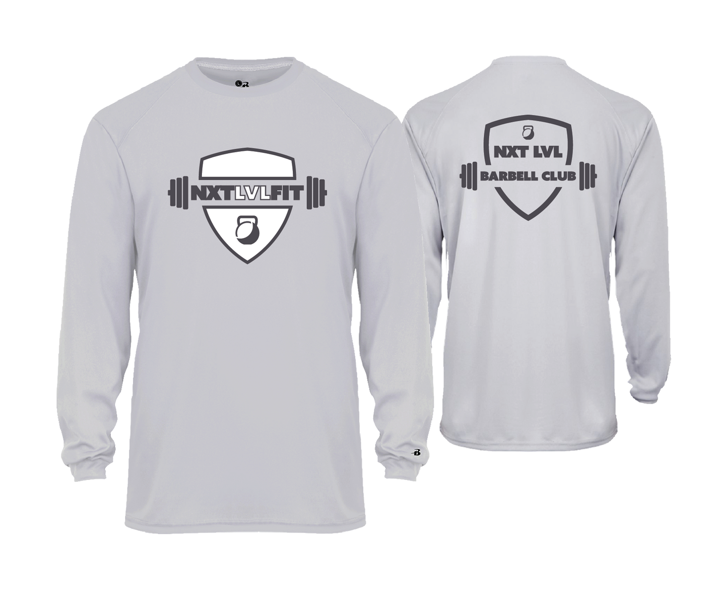NXT LVL FIT - BARBELL CLUB - DTF | Unisex Long Sleeve Performance Tee