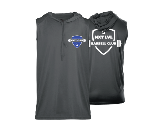 NXT LVL FIT - Barbell Club - DTF | Men's Sleeveless Hooded Performance Tee