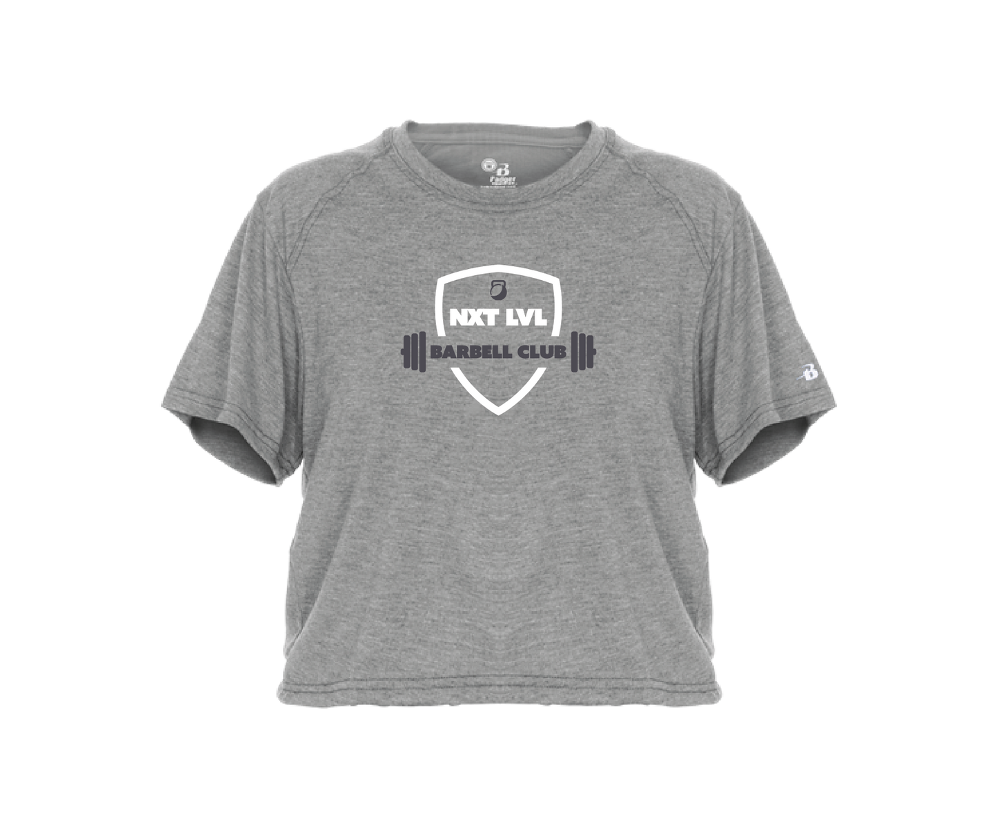 NXT LVL FIT - Barbell Club Men's SS Crop Top