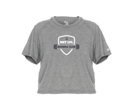 NXT LVL FIT - Barbell Club Men's SS Crop Top