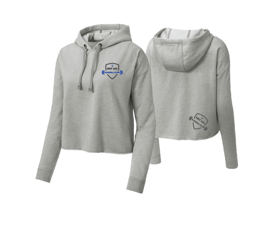 NXT LVL FIT - Barbell Club Women's LS Hooded Crop Top