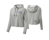 NXT LVL FIT - Barbell Club Women's LS Hooded Crop Top