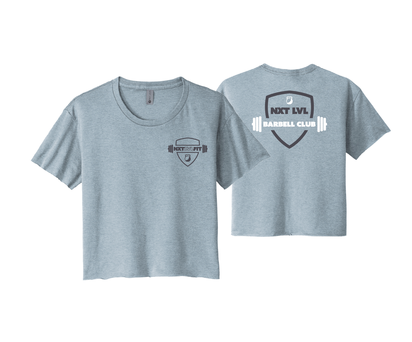 NXT LVL FIT - Barbell Club Women's SS Crop Top