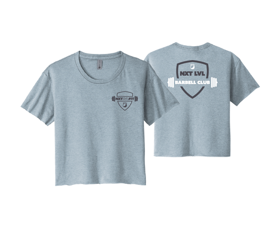 NXT LVL FIT - Barbell Club Women's SS Crop Top