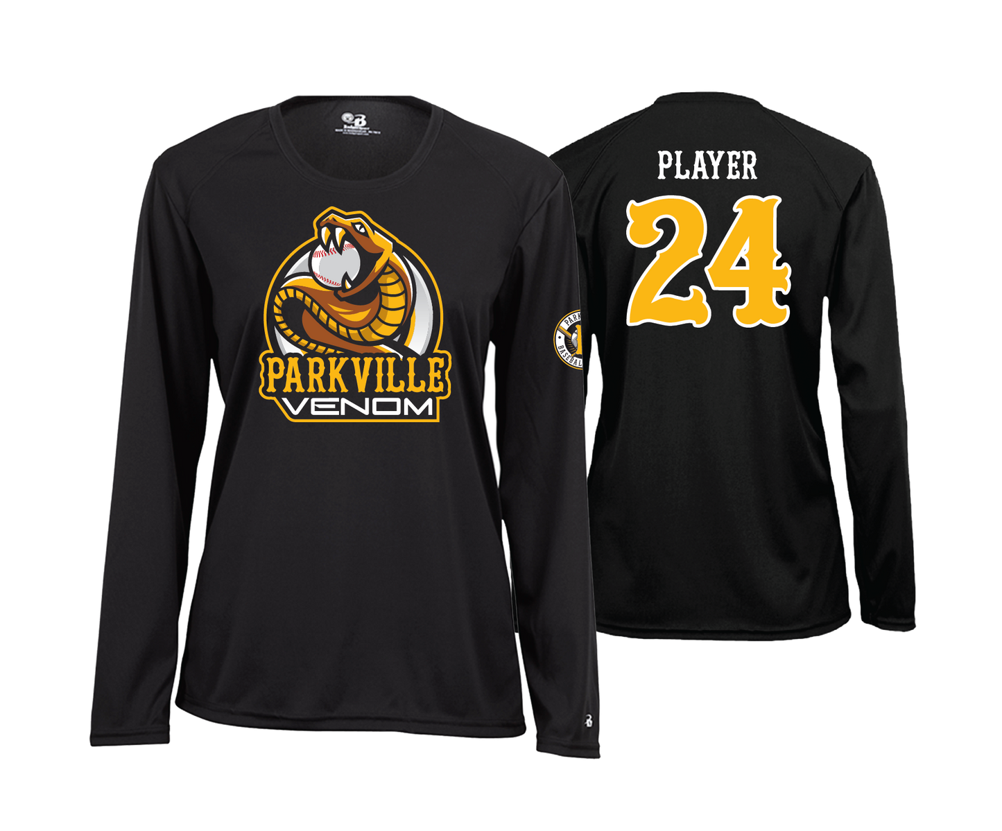 Parkville Baseball - DTF | Women's Long Sleeve Performance Tee