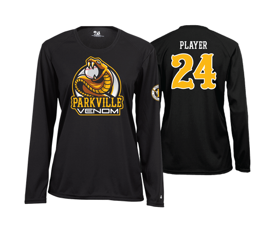 Parkville Baseball - DTF | Women's Long Sleeve Performance Tee