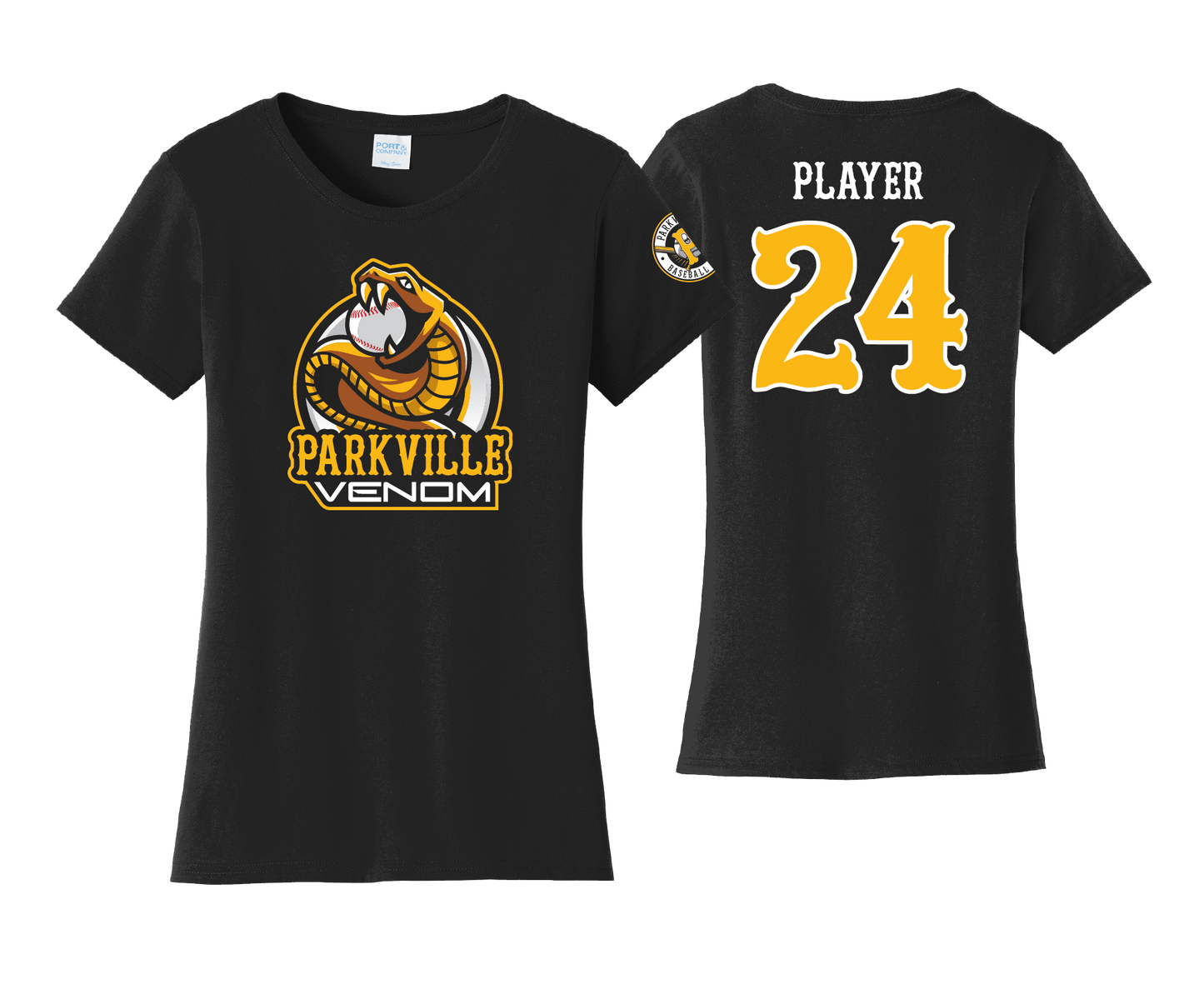 Parkville Baseball - SS Women's Cotton Tee