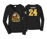 Parkville Baseball - DTF | Women's Long Sleeve Cotton V-Neck Tee