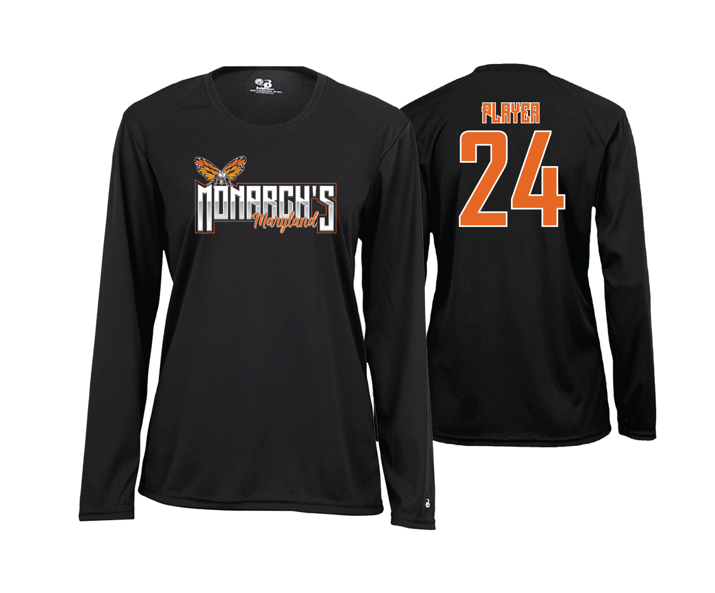 Maryland Monarchs - DTF | Women's Long Sleeve Performance Tee