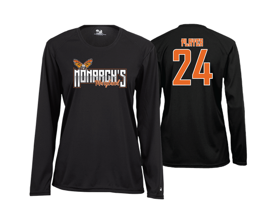Maryland Monarchs - DTF | Women's Long Sleeve Performance Tee