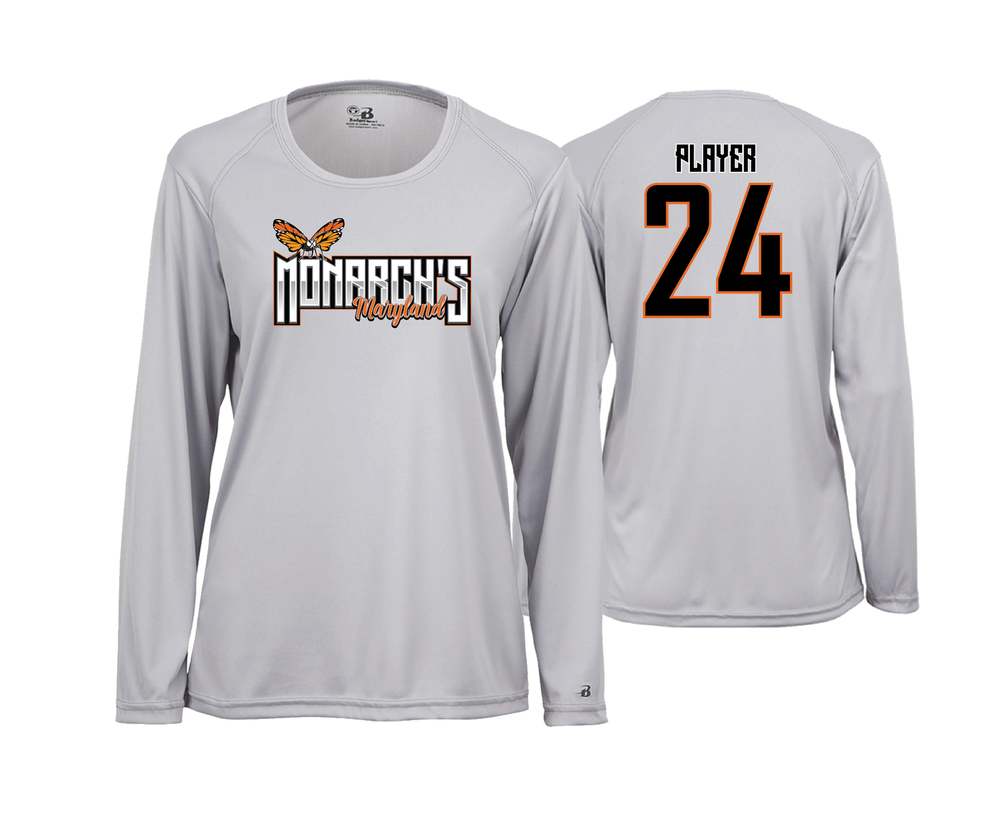 Maryland Monarchs - DTF | Women's Long Sleeve Performance Tee