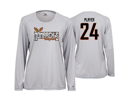 Maryland Monarchs - DTF | Women's Long Sleeve Performance Tee