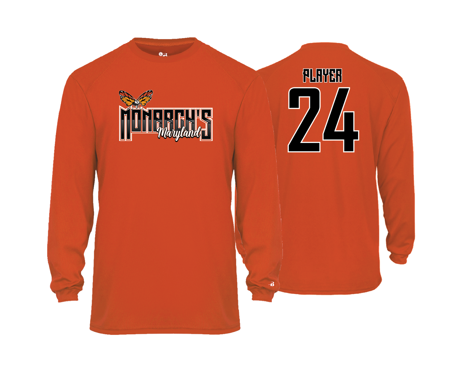 Maryland Monarchs - DTF | Unisex Long Sleeve Performance Tee