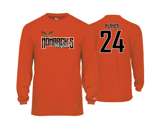 Maryland Monarchs - DTF | Unisex Long Sleeve Performance Tee