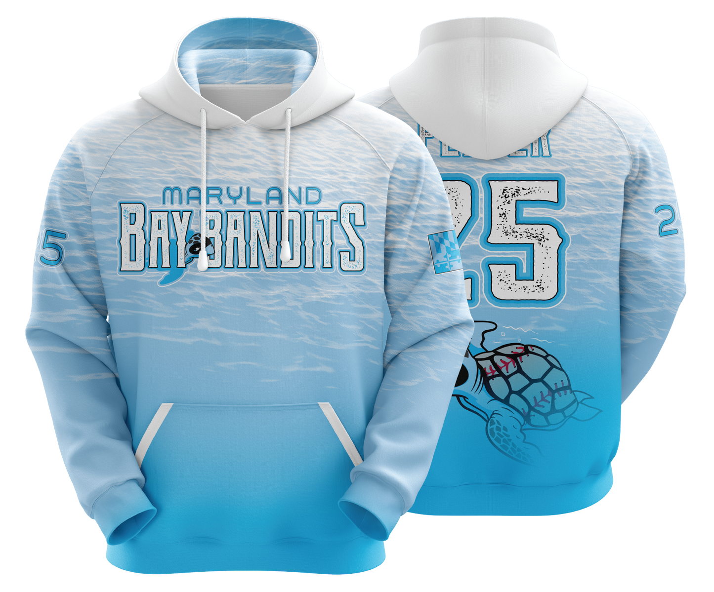 MD Bay Bandits - BLUE FADE - FDS | Hoodie