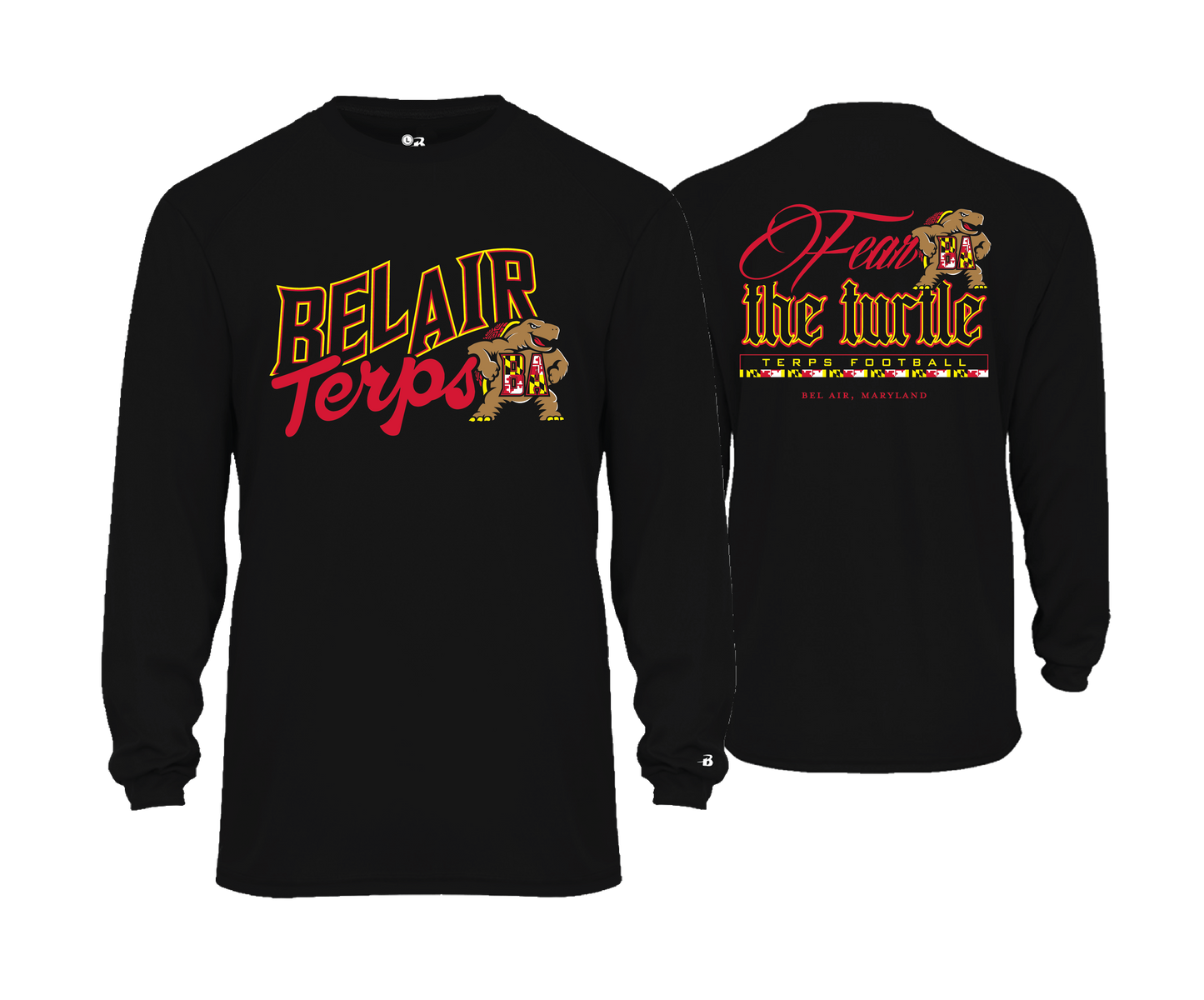 Bel Air Terps - DUAL THREAT | FEAR THE TURTLE - DTF Unisex Performance Tee